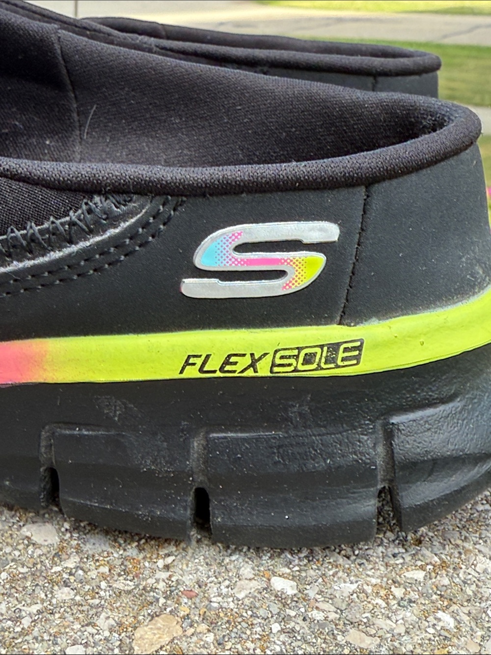 Skechers Womens Air Streamer Memory Foam Slip On Athletic Shoes Mules size 8 - Picture 5 of 10